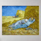 De meridiaan Vincent Gogh Poster (Voorkant)