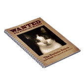 De merkwaardige Calico Kitten-laptop Notitieboek (Rechterzijde)