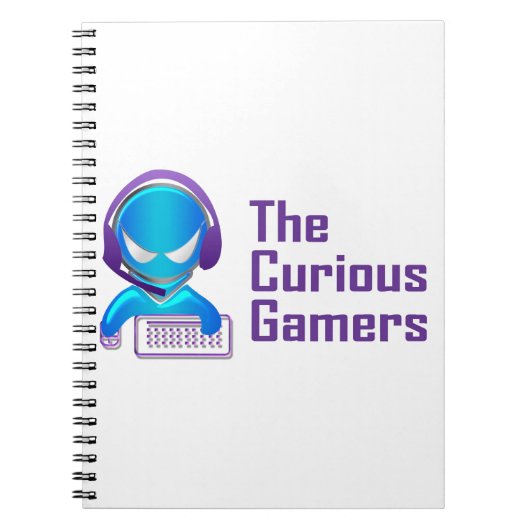 De merkwaardige gamers notebook notitieboek (Voorkant)