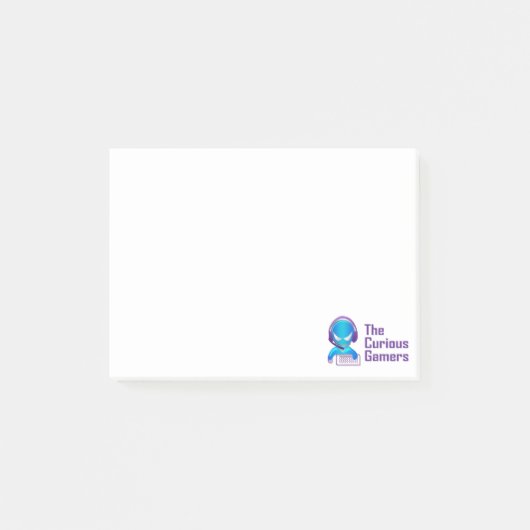 De merkwaardige merktekens voor gamers post-it® notes (Voorkant)