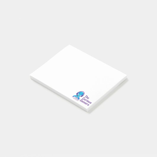 De merkwaardige merktekens voor gamers post-it® notes (Schuin)