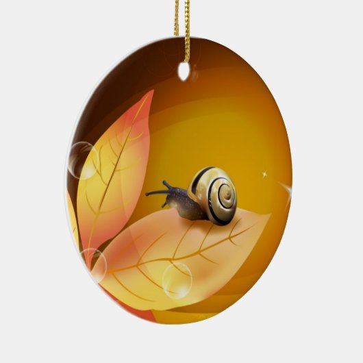 De merkwaardige slak keramisch ornament (Rechts)