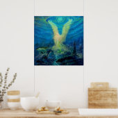 De Mermaid Angel Princess Poster (Keuken)