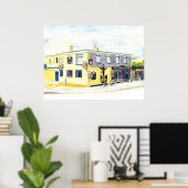 'De Mermaid Inn' druk Poster (Thuiskantoor)