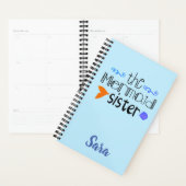De Mermaid Sister Funny gepersonaliseerd Planner (Display)
