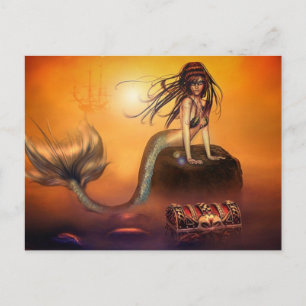 De Mermaids Treasure Briefkaart