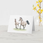 De Merrie van Warmblood & het Paard van de Kaart (Gele Bloem)