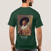 De Merry Drinker. Door Frans Hals T-shirt (Achterkant)