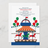 De Merry-Go Uitnodiging #2 (Voorkant / Achterkant)