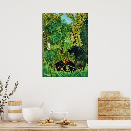 De Merry Jesters - Henri Rousseau Poster (Keuken)