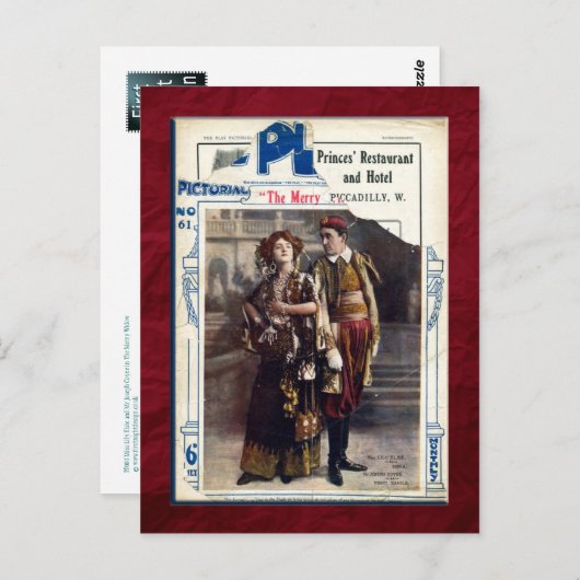 De Merry Widow Briefkaart (Voorkant / Achterkant)