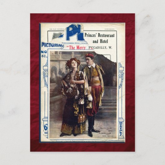 De Merry Widow Briefkaart (Voorkant)