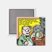 De Mess op mijn bureau Magneet (Voorkant / Achterkant)