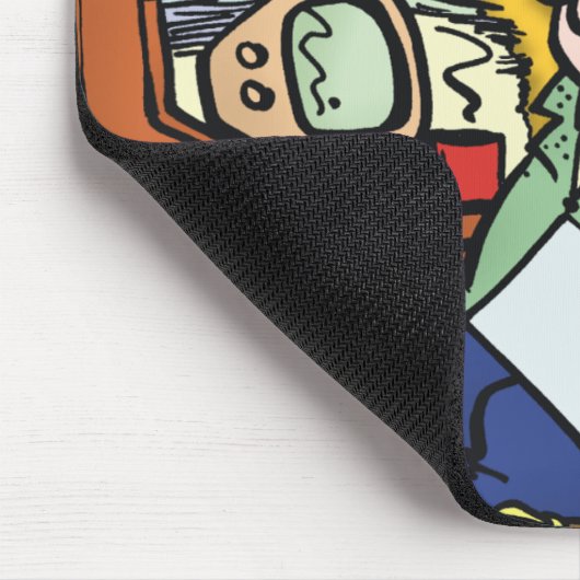 De Mess op mijn bureau Muismat (Hoek)