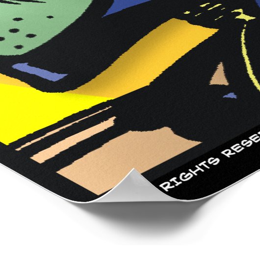 De Mess op mijn bureau Poster (Hoek)