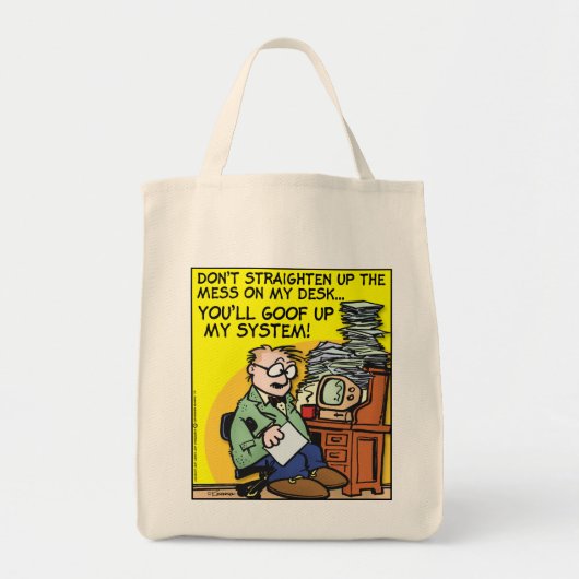 De Mess op mijn bureau Tote Bag (Voorkant)