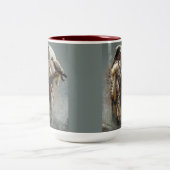 De Messenger - Koffie Mok, Kopje, Drank Tweekleurige Koffiemok (Center)