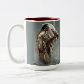 De Messenger - Koffie Mok, Kopje, Drank Tweekleurige Koffiemok (Links)