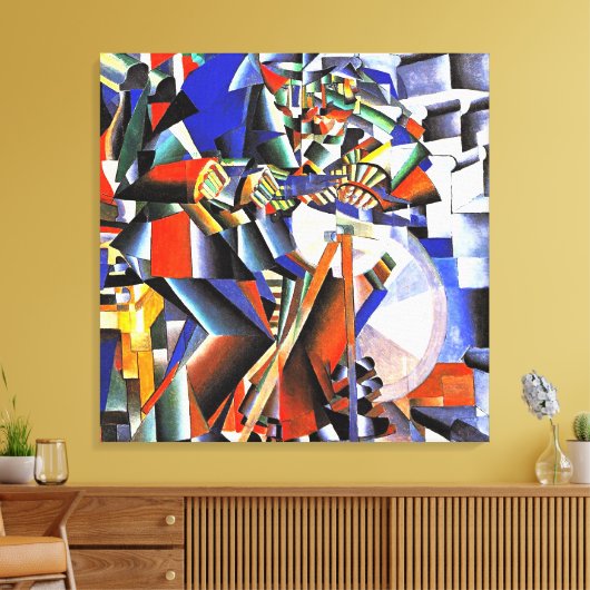 De messenslijper, beroemd schilderij, canvas afdruk (Insitu (Woonkamer))