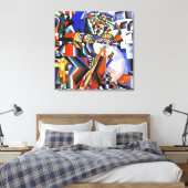 De messenslijper, beroemd schilderij, canvas afdruk (Insitu (Slaapkamer))