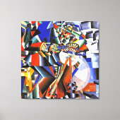 De messenslijper, beroemd schilderij, canvas afdruk (Voorkant)