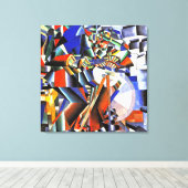 De messenslijper, beroemd schilderij, canvas afdruk (Insitu (Houten vloer))