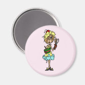 De Messy Cook T-shirts en geschenken Magneet (Voorkant / Achterkant)