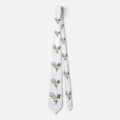 de met elkaar verbonden Golf-Logo- en Golfcursus; Stropdas (Voorkant)