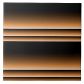 De metaal Strepen Ombre van het Koper van het Tegeltje (Voorkant)