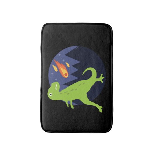 De meteoriet die stookt badmat (Voorkant Verticaal)