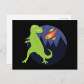 De meteoriet die stookt briefkaart (Voorkant / Achterkant)