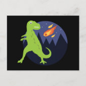 De meteoriet die stookt briefkaart (Voorkant)