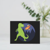 De meteoriet die stookt briefkaart (Staand voorkant)