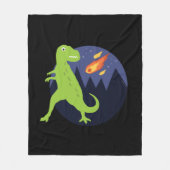 De meteoriet die stookt fleece deken (Voorkant)