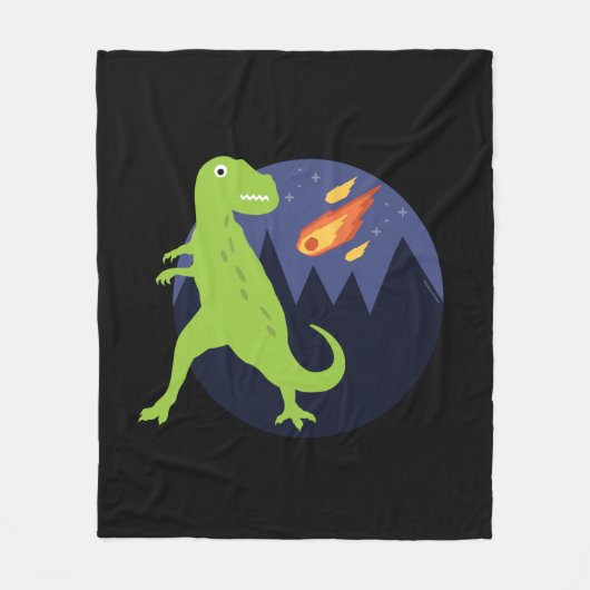De meteoriet die stookt fleece deken (Voorkant)