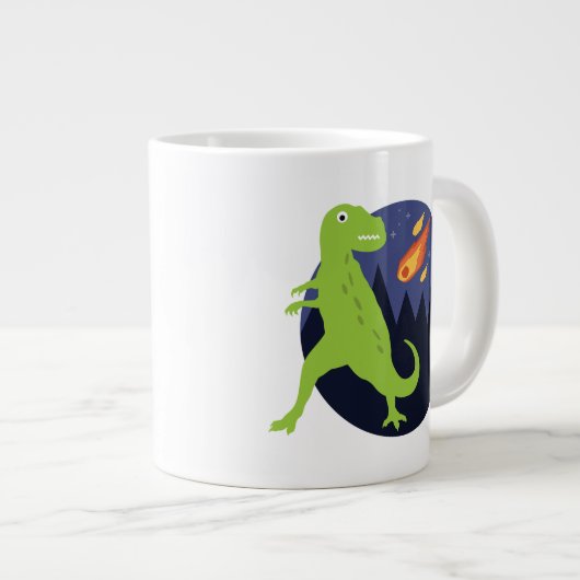 De meteoriet die stookt grote koffiekop (Voorkant rechts)