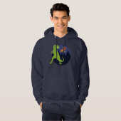 De meteoriet die stookt hoodie (Voorkant volledig)
