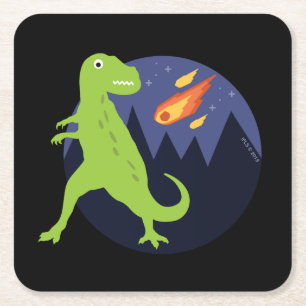 De meteoriet die stookt kartonnen onderzetters