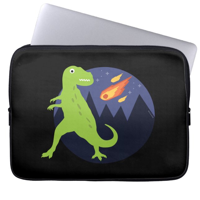 De meteoriet die stookt laptop sleeve (Voorkant)