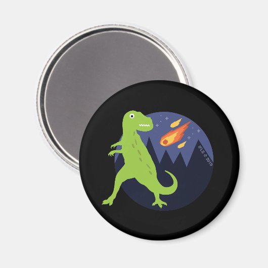 De meteoriet die stookt magneet (Voorkant / Achterkant)