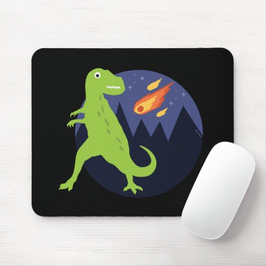 De meteoriet die stookt muismat (Met muis)