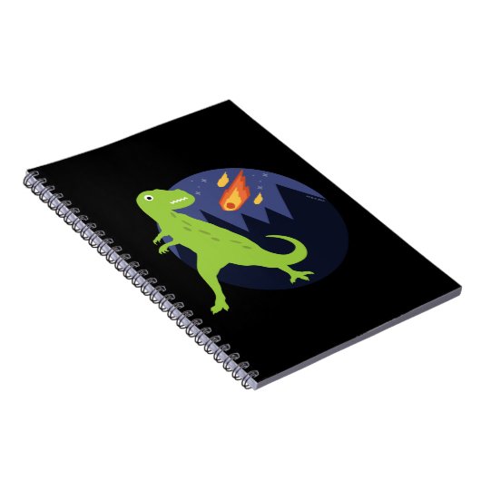 De meteoriet die stookt notitieboek (Rechterzijde)