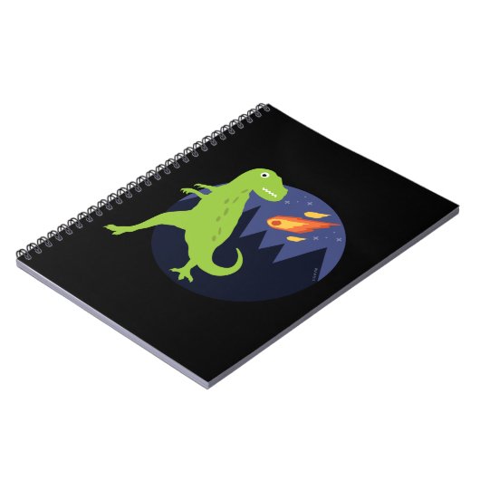 De meteoriet die stookt notitieboek (Linkerzijde)