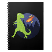 De meteoriet die stookt notitieboek (Voorkant)