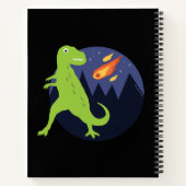 De meteoriet die stookt notitieboek (Achterkant)