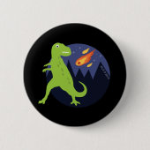 De meteoriet die stookt ronde button 5,7 cm (Voorkant)