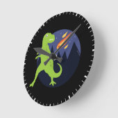 De meteoriet die stookt ronde klok (Hoek)