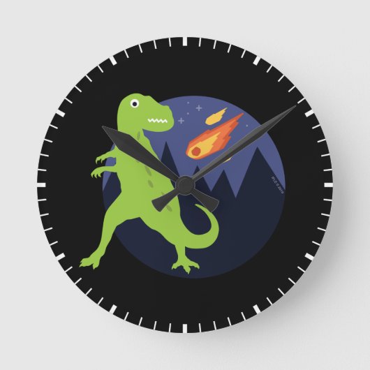 De meteoriet die stookt ronde klok (Voorkant)