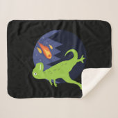 De meteoriet die stookt sherpa deken (Voorkant (horizontaal))