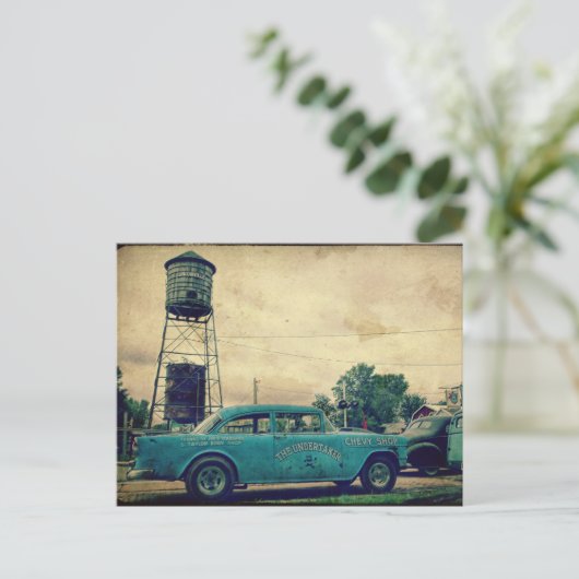 De meter - Chevy Belair Briefkaart (Staand voorkant)